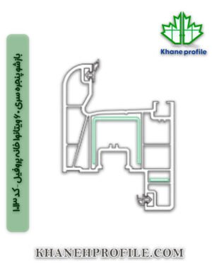 بازشو پنجره سری 60 ویتانوا خانه پروفیل – کد 1013