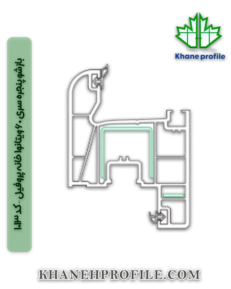 بازشو پنجره سری 60 ویتانوا خانه پروفیل – کد 1013 بازشو پنجره سری 60 ویتانوا خانه پروفیل – کد 1013