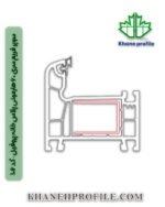 سوپر فریم سری 60 هارمونی پلاس خانه پروفیل – کد 1006