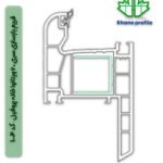 فریم بازسازی سری 60 ویتانوا خانه پروفیل – کد 1004