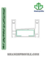فریم جفت ریل کشویی سری 60 ویتانوا خانه پروفیل – کد 1025