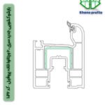 بازشو کشویی جدید سری 60 ویتانوا خانه پروفیل – کد 1026