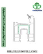 بازشو کشویی جدید سری 60 ویتانوا خانه پروفیل – کد 1026