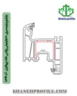 بازشو پنجره سری 60 هارمونی پلاس خانه پروفیل – کد 1032