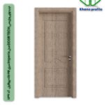 درب یو‌پی‌وی‌سی DOORTECH مدل Imperia سری 302 خانه پروفیل – کد 1036