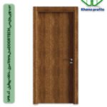 درب یو‌پی‌وی‌سی DOORTECH مدل Vera سری 100 خانه پروفیل – کد 1038